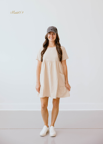 The Janette Dress (Beige)