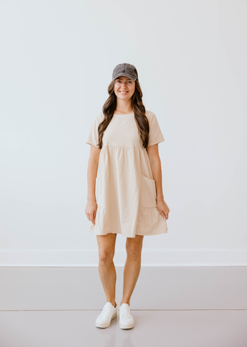 The Janette Dress (Beige)